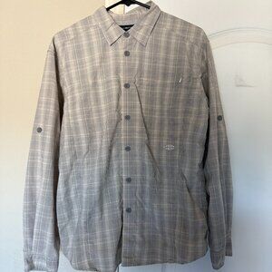 ExOfficio Light Weight Long Sleeve Button Down Travel Shirt (M)